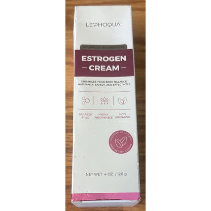 Estrogen Cream for Women Menopause Relief: Natural Advanced Bioidentical 4oz