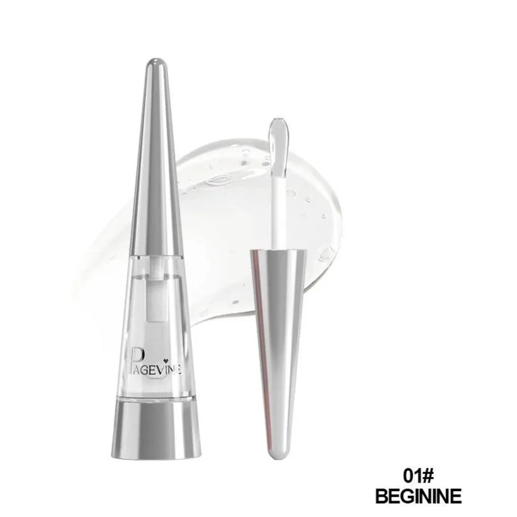Page Vine Beginner Clear Gloss Lip Plumper Exfoliating Lip Oil Exp 11/2030