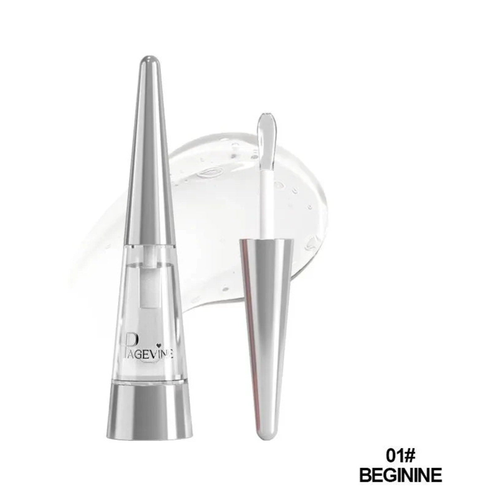 Page Vine Beginner Clear Gloss Lip Plumper Exfoliating Lip Oil Exp 11/2030