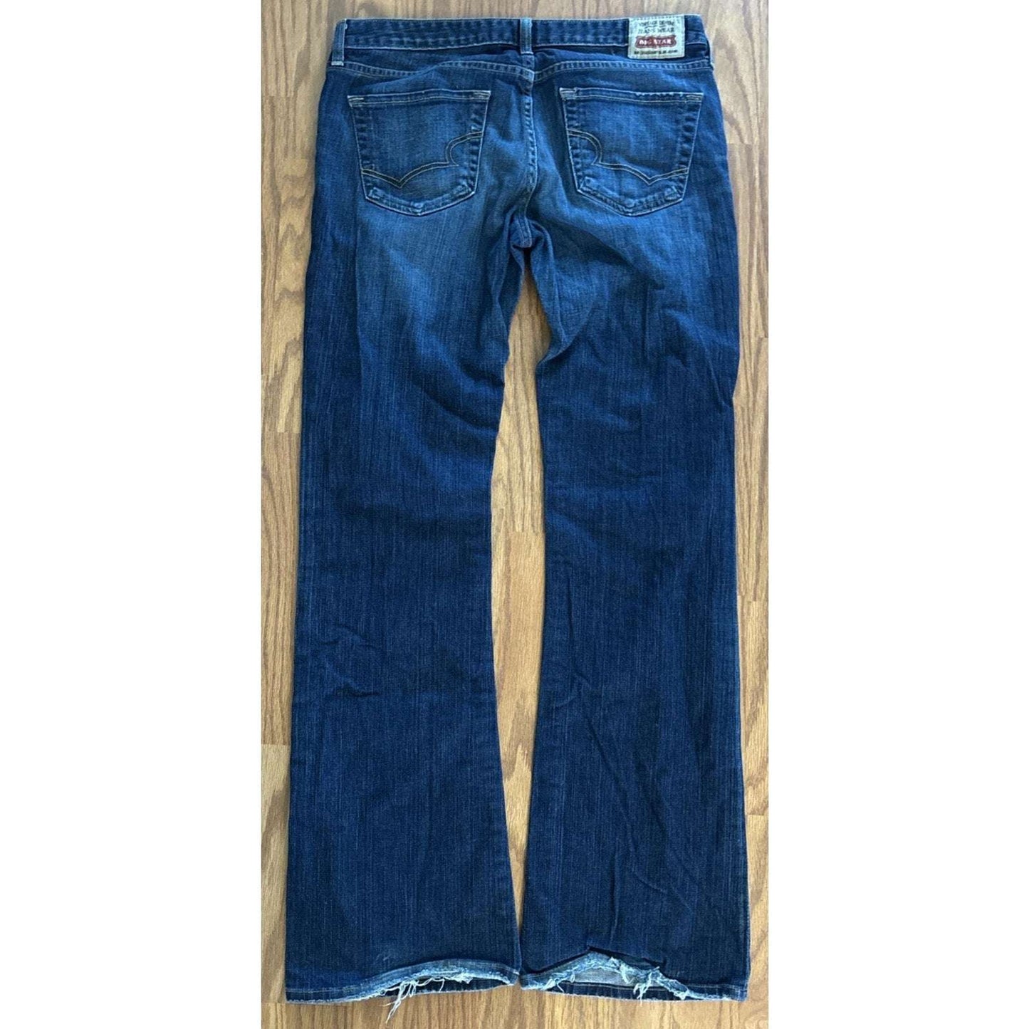 BIG STAR Mia Boot Cut Medium Blue Stretch Denim Jeans Size 31 R