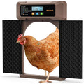 Automatic Solar Powered Electric Chicken Coop Double Door Remote, Light Sensors+