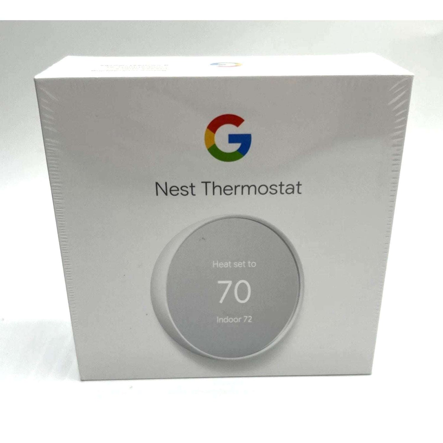 Google Nest Thermostat - Smart Programmable Wi-Fi Thermostat - Snow New & Sealed