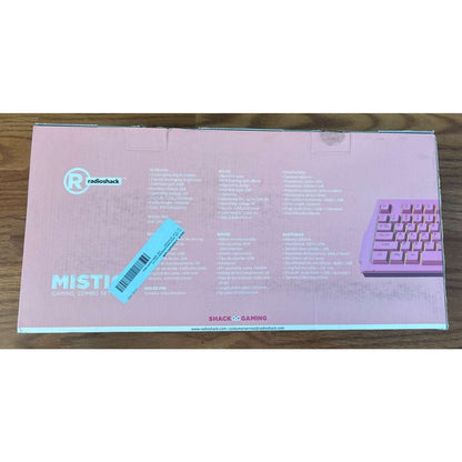 RadioShack Mistic Pink RGB Backlit Gaming Keyboard, Mouse & Pad, Headset Combo