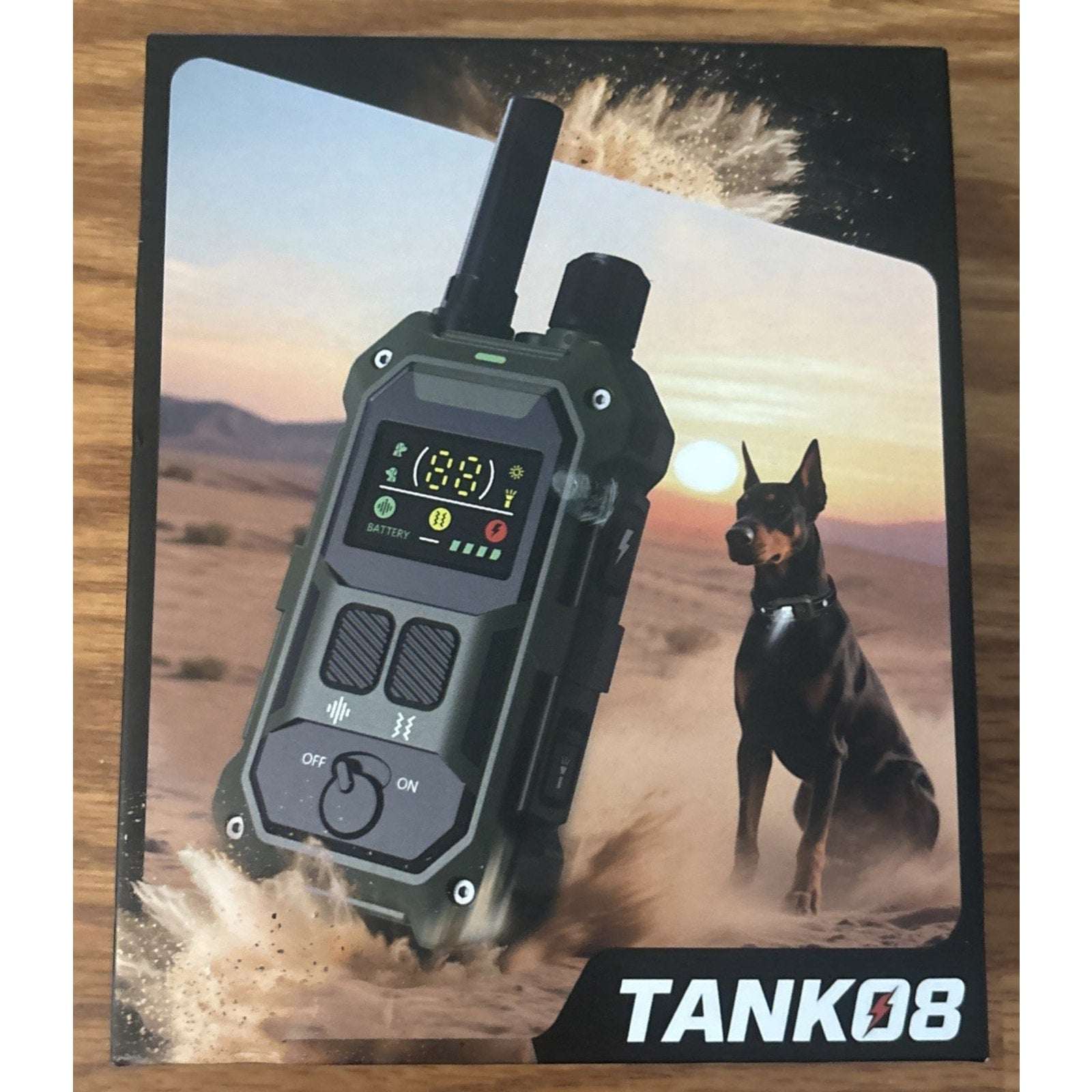 BLACKDOG Military Dog Shock Collar 4200ft Training Collar w/ Remote & LED Light
