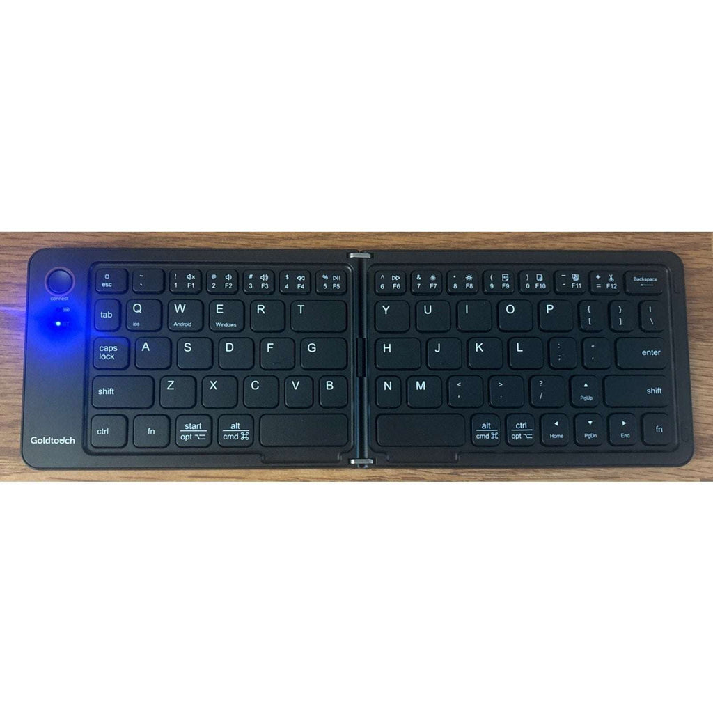 Goldtouch Peapod Mini Bluetooth Folding Mobile Keyboard for iOS Android Windows