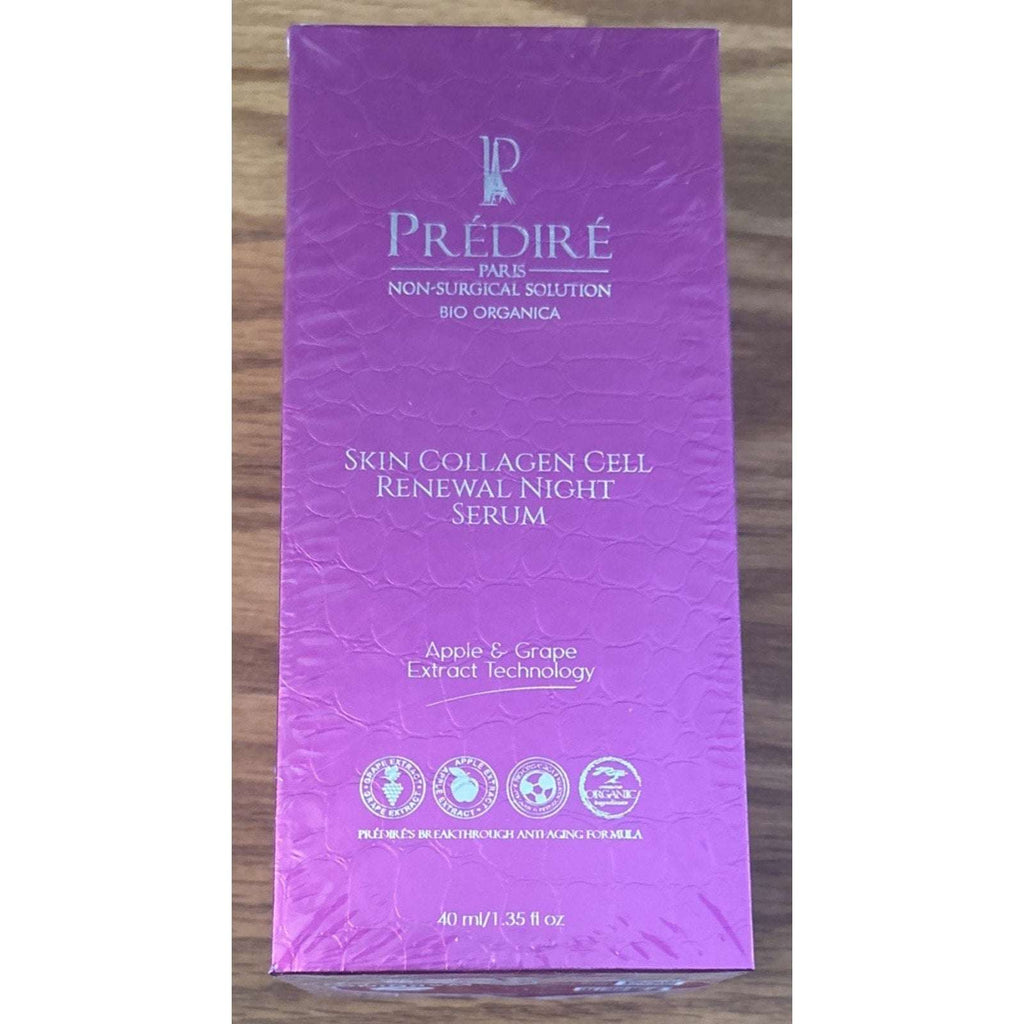 Predire Paris Skin Collagen Cell Renewal Night Serum Apple Grape Stem Technology
