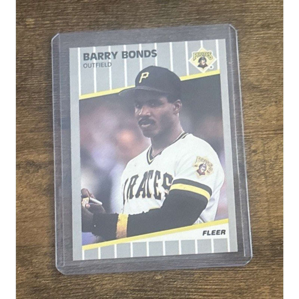 1989 FLEER #202 BARRY BONDS - PIRATES - From Pack to Sleeve - MLB Baseball