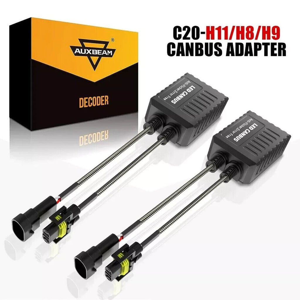 AUXBEAM H11 H9 H8 LED Headlight Decoder Canbus Error Free Anti Flicker GD002031