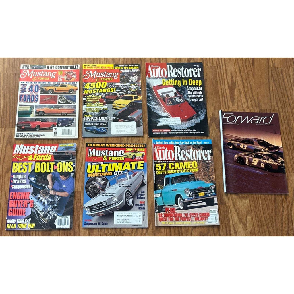 VTG Lot 7 Forward ...Daimler Chrysler, Mustang & Fords & Auto Restorer Magazines