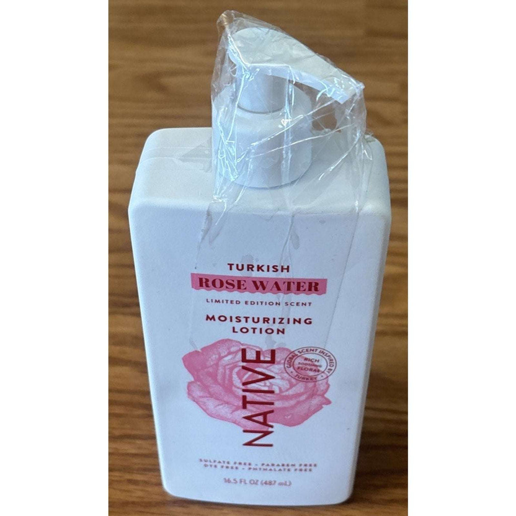 Native Turkish Rose Water Limited Edition Moisturizing Lotion - 16.5 fl oz - NEW