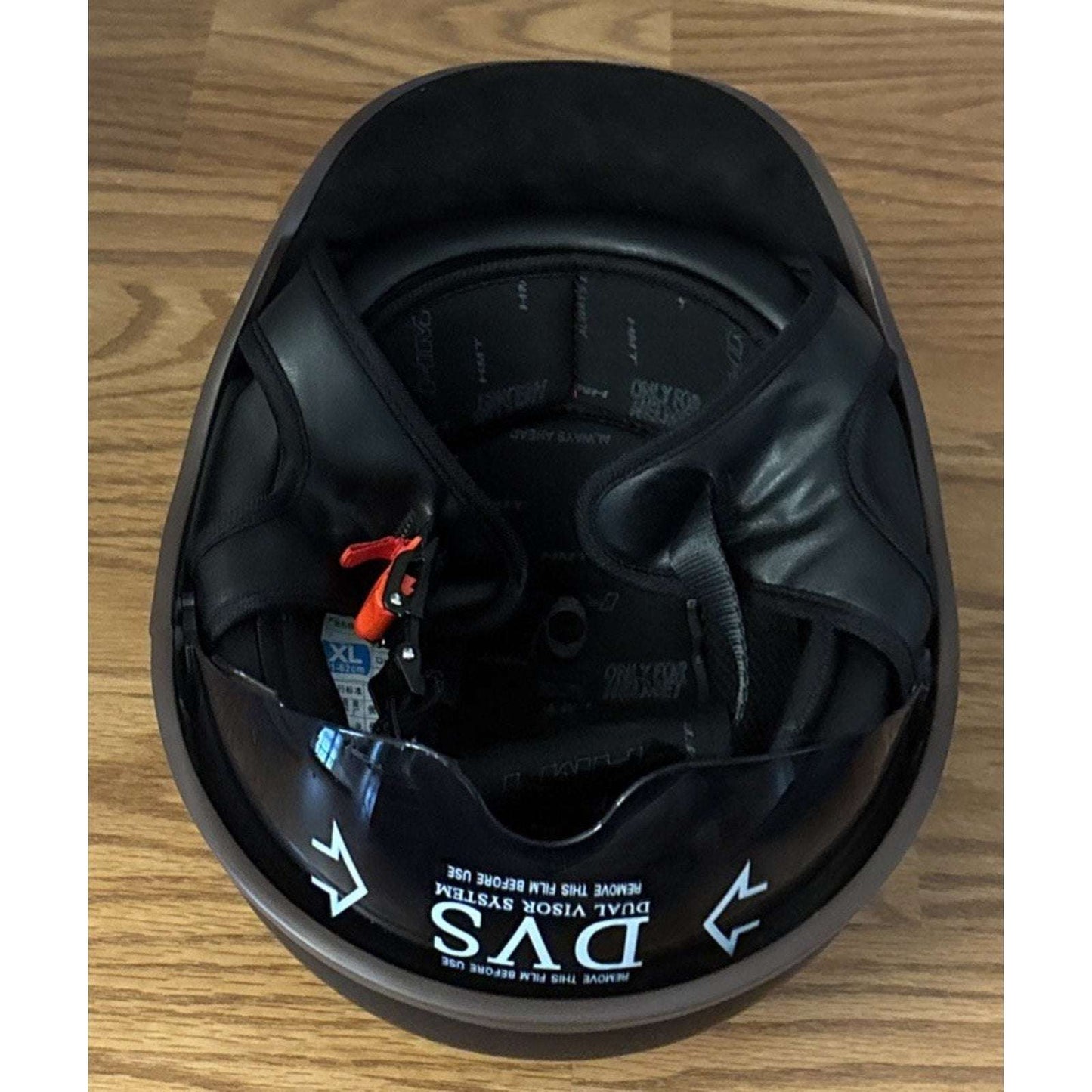 DOT Approved Retro Baseball Cap Motorcycle Vtg German Style Half Face Skull Cap