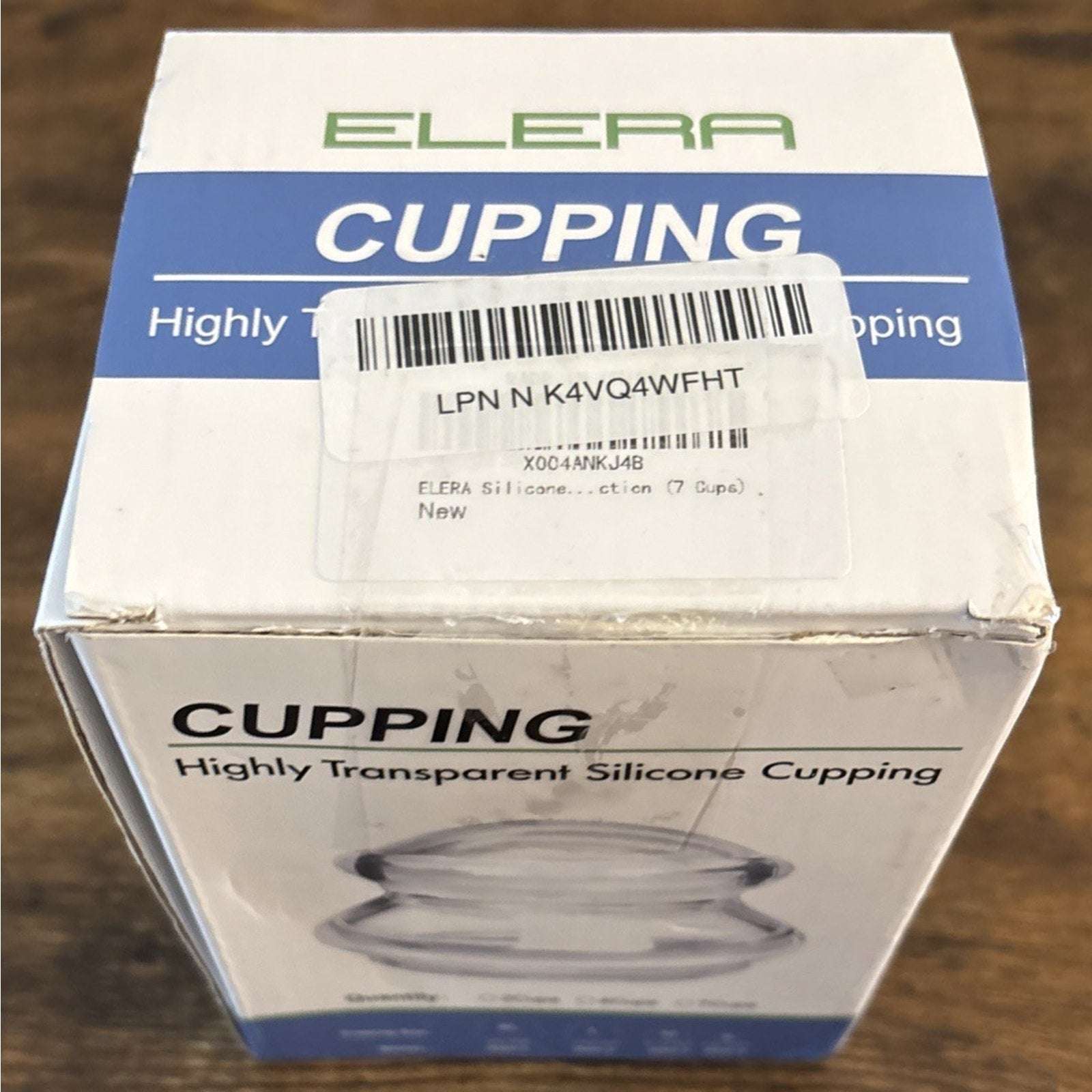 ELERA 7Pc Silicone Cupping Therapy Set, Chinese Massage for Cellulite Reduction