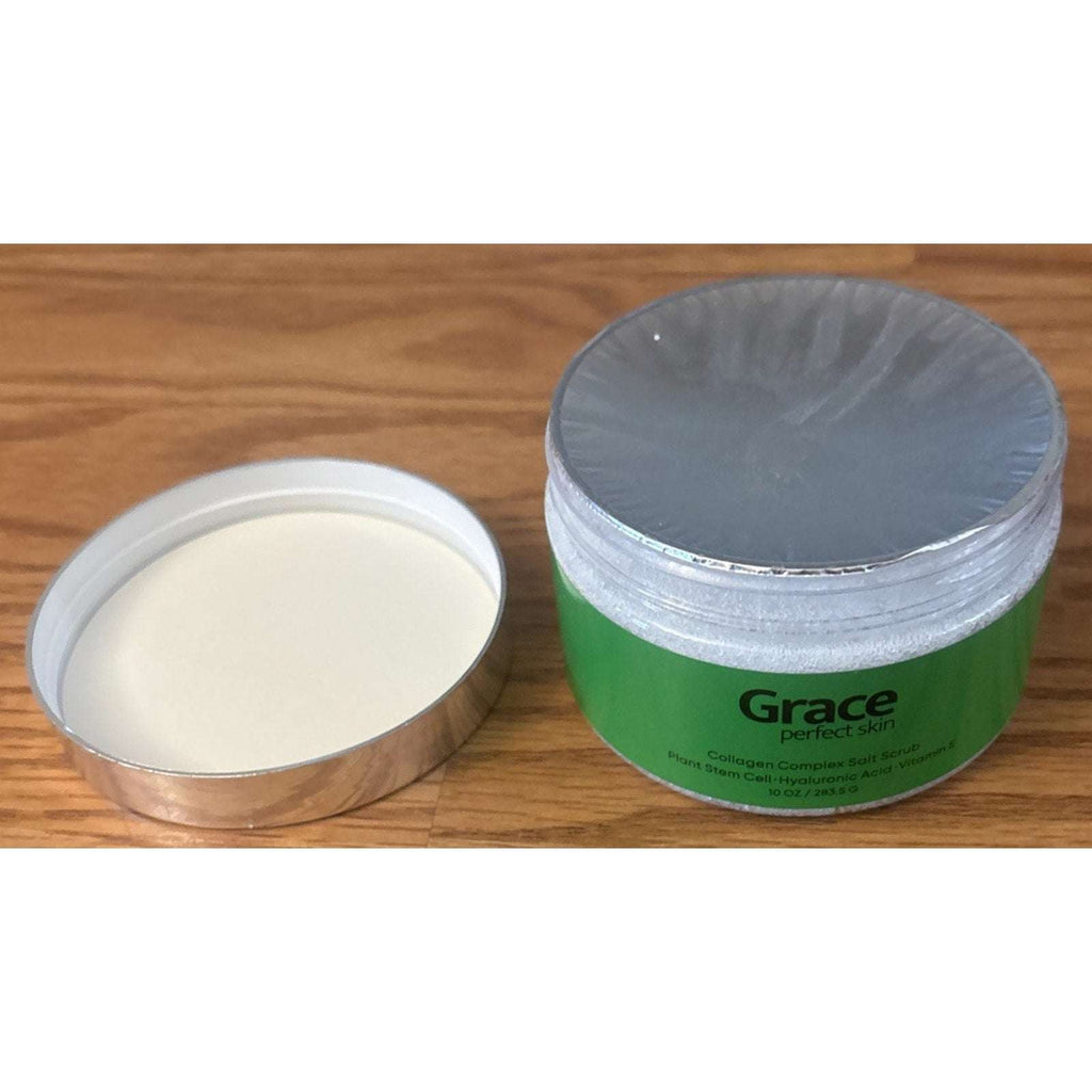 GRACE Perfect Skin Collagen Complex Salt Scrub Plant Stem Cell Hyaluronic Acid