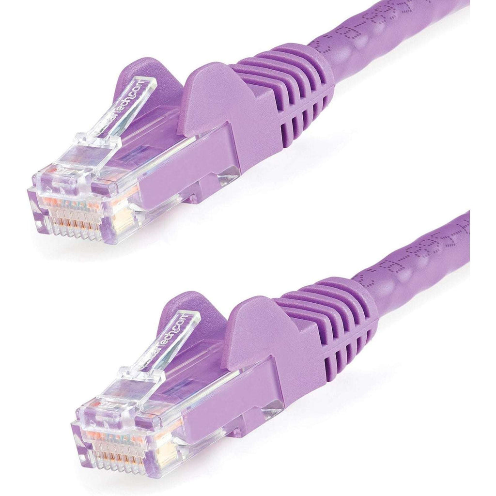 4 Pack StarTech Cat6 Ethernet Network Patch Cable 14ft RJ45 Snagless N6PATCH14PL