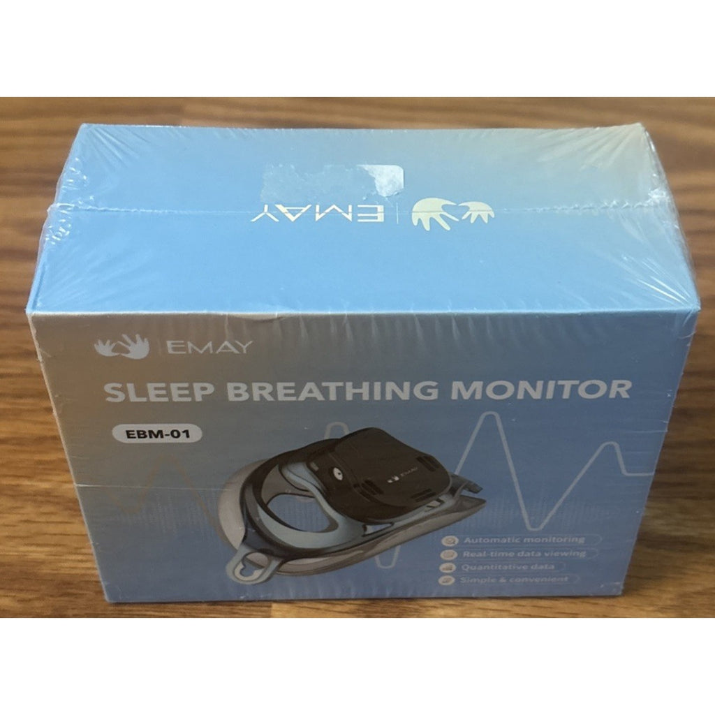 EMAY Sleep Breathing Monitor EBM-01 Accurate Airflow Tracking App New/Sealed