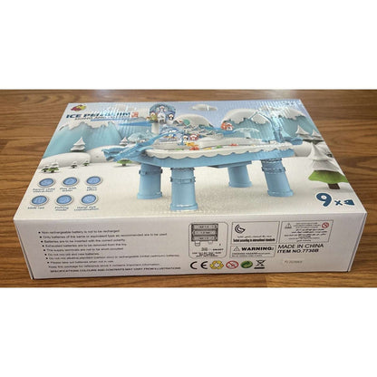 Kids Ice Penguin Splash Pond Toddler Fishing & Skiing Water Mini Activity Table
