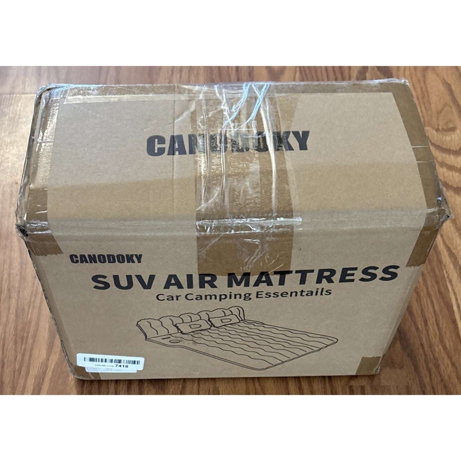 SUV Inflatable Air Mattress w Pump Drive-Ins Road Trips Camping Cup Phone Holder