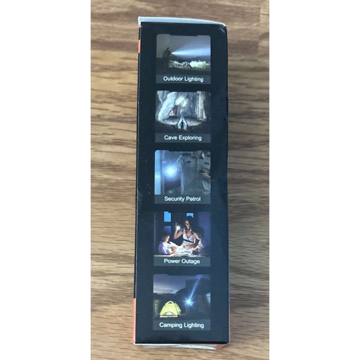 USB Rechargeable LED Tactical Flashlight Bright 2200 Lumens with Zoom, LCD Displ