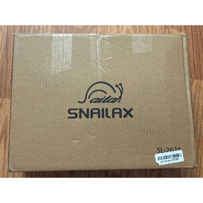 Snailax Massage Seat Cushion Back Massager w/ Heat, 6 Vibration Massage , Timer,