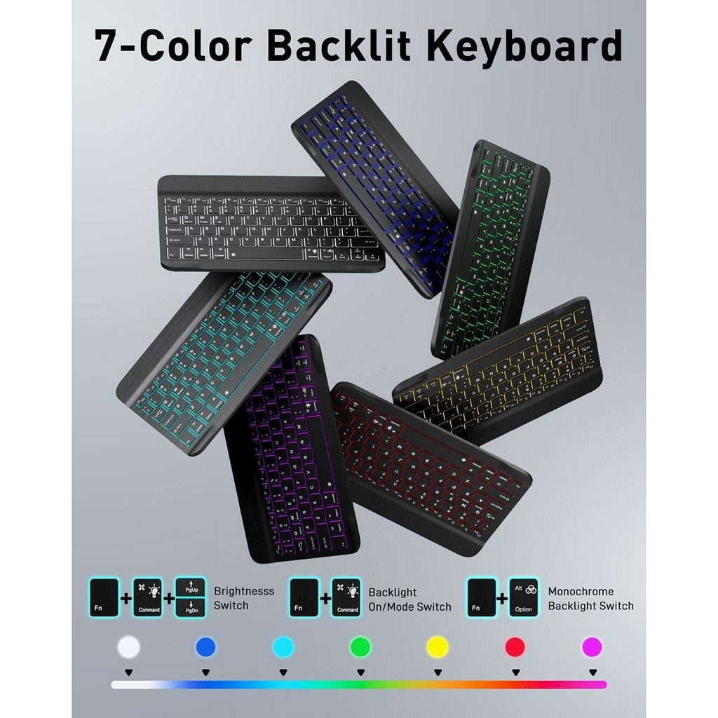 TUNKARMOR iPad 11th Gen A16 2025/2022 10th Gen Case, Magnetic Keyboard & Mouse