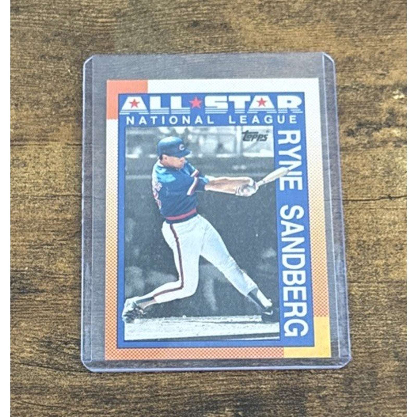 1990 Topps #398 Ryne Sandberg Baseball Card All-Star National League Pack Fresh