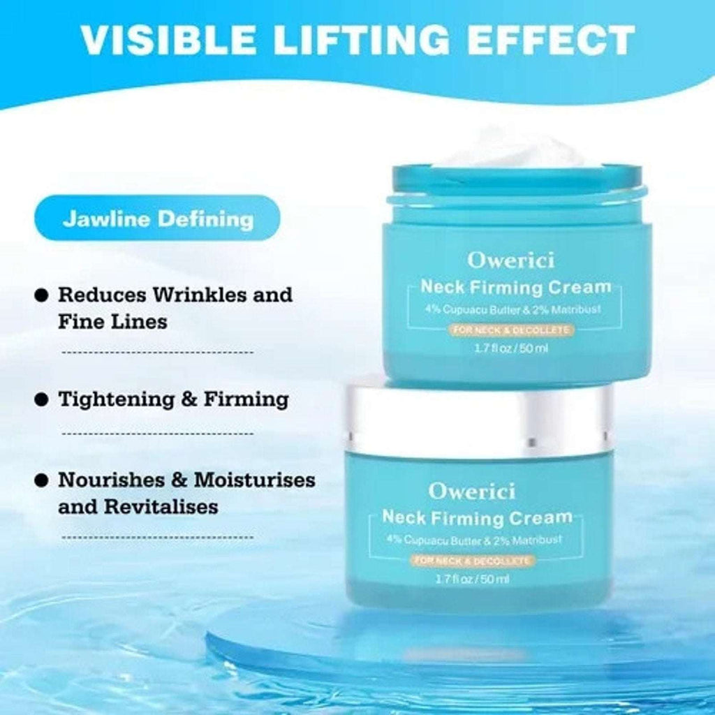 Owerici Neck Firming Cream 4% Cupuacu Butter 2% Matribust Neck & Decollete 1.7oz