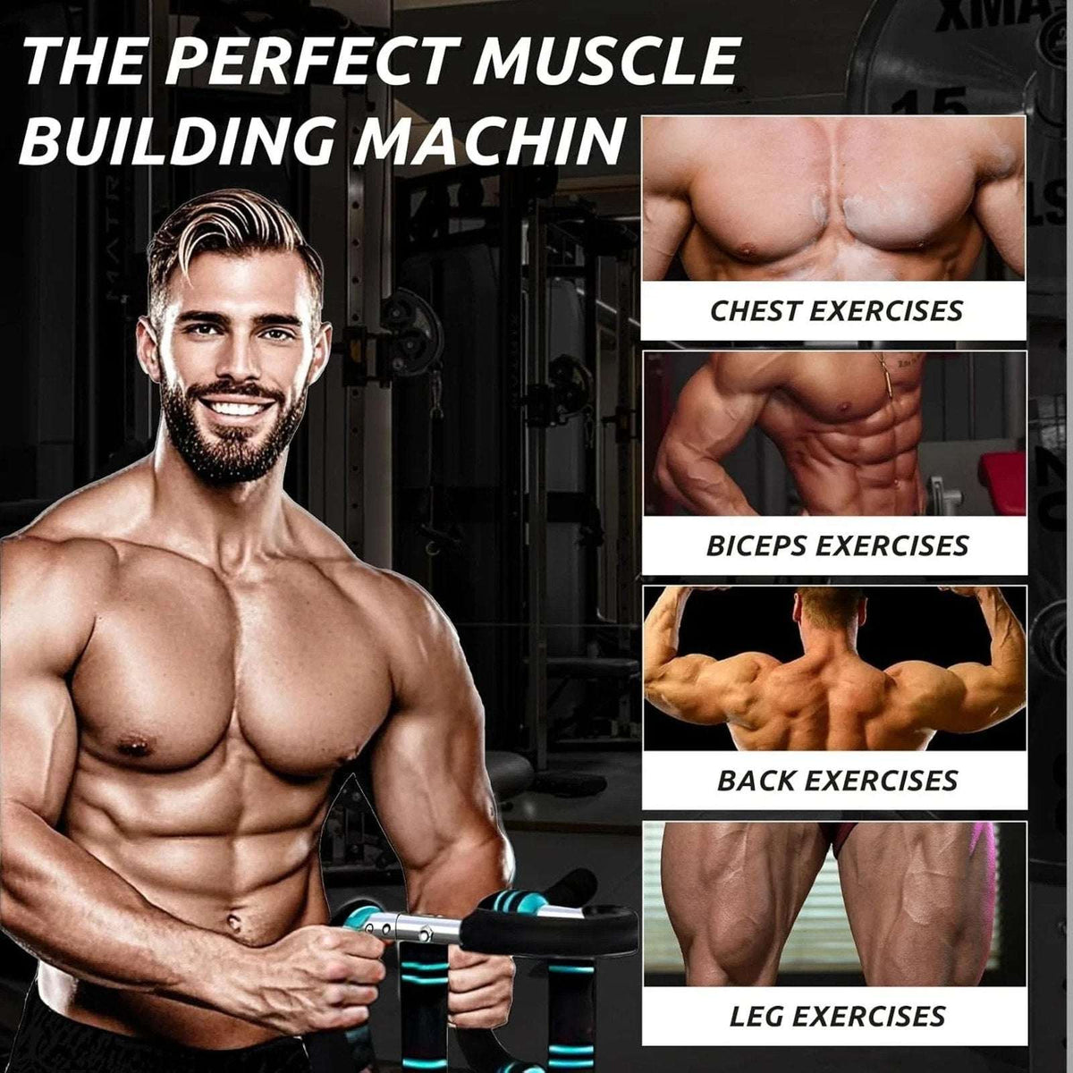 Twister Arm Trainer Shoulders Chest Back Legs Home Workout Equipment 45-90lb