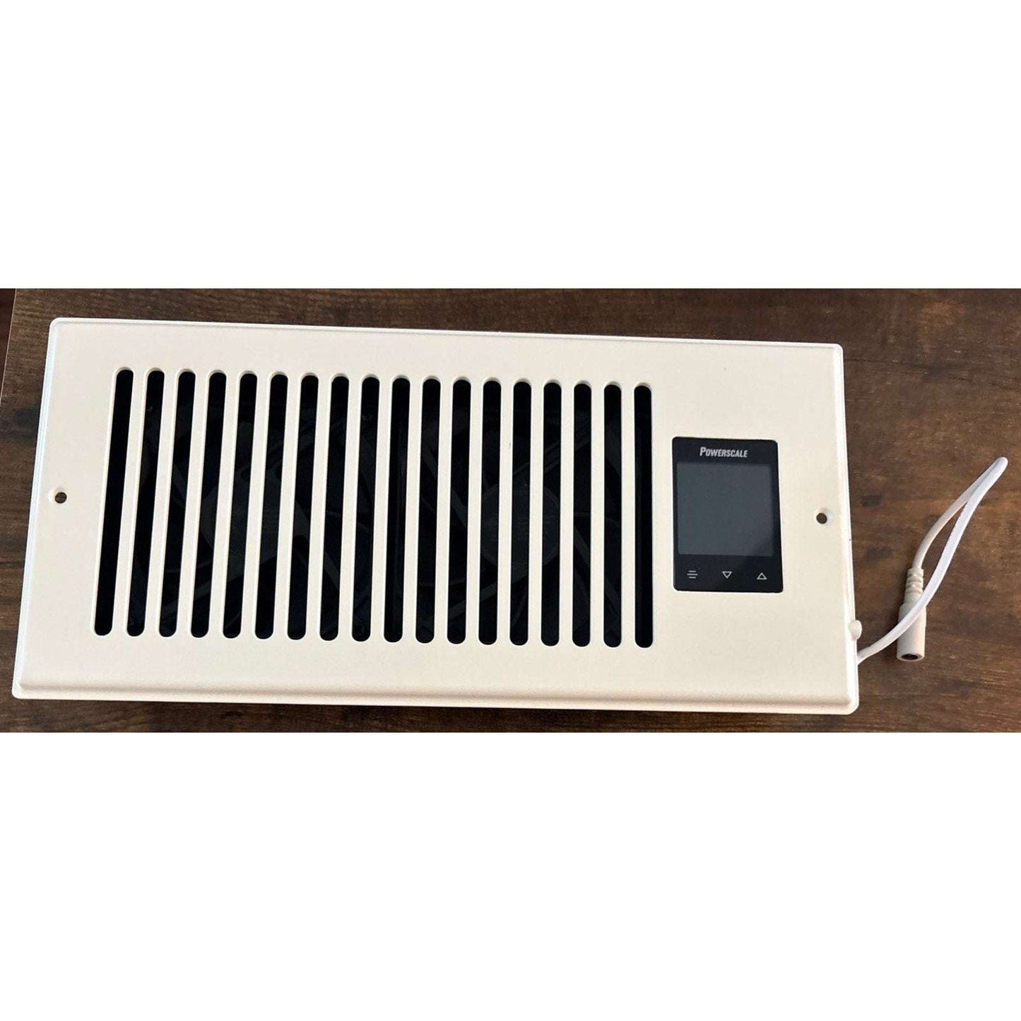 4"X10" Smart Vent Air Booster Register Fan 9-Speeds Thermostat & Humidity Sensor