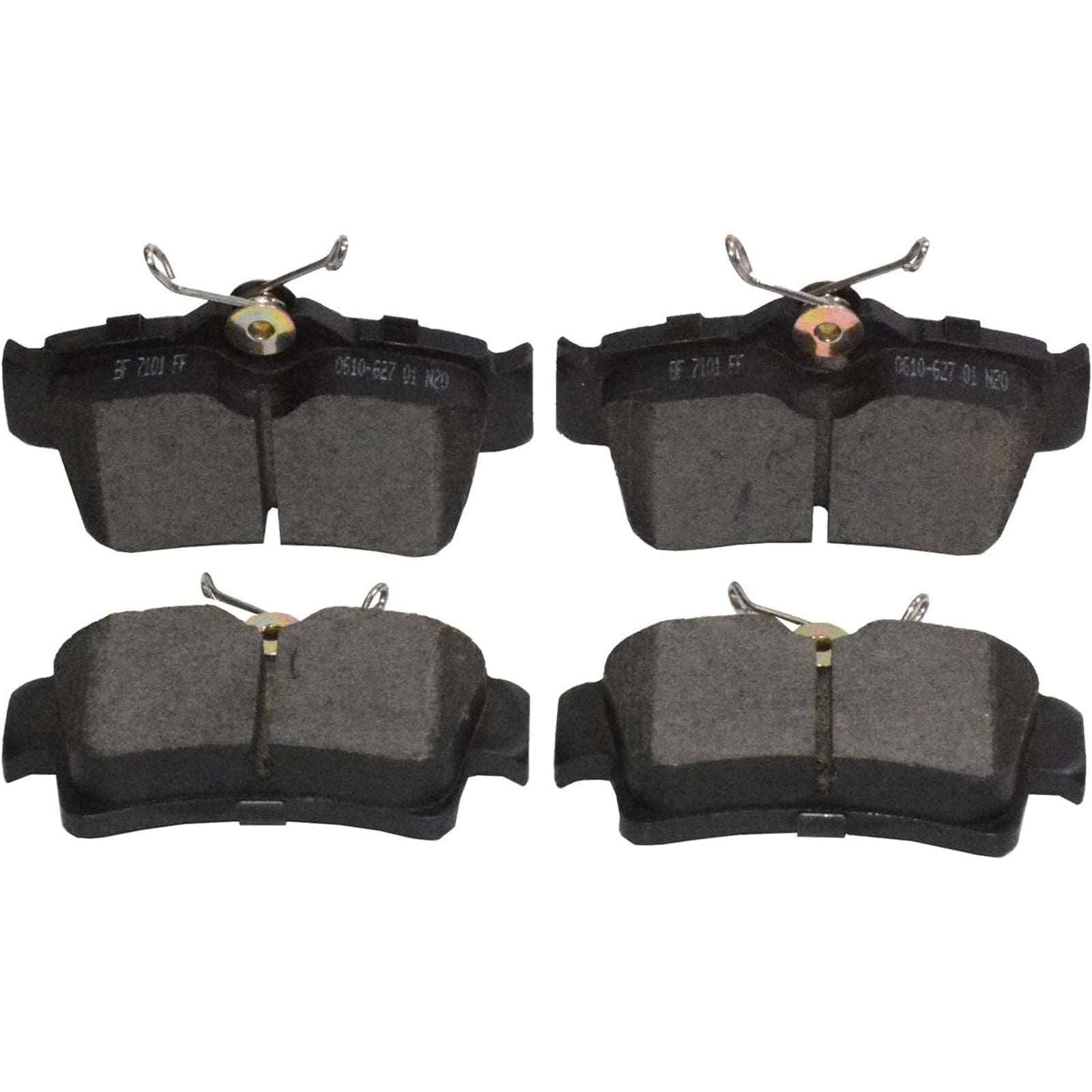 Front & Rear Ceramic Brake Pads for Ford Mustang 1999 - 2004 D804 S627
