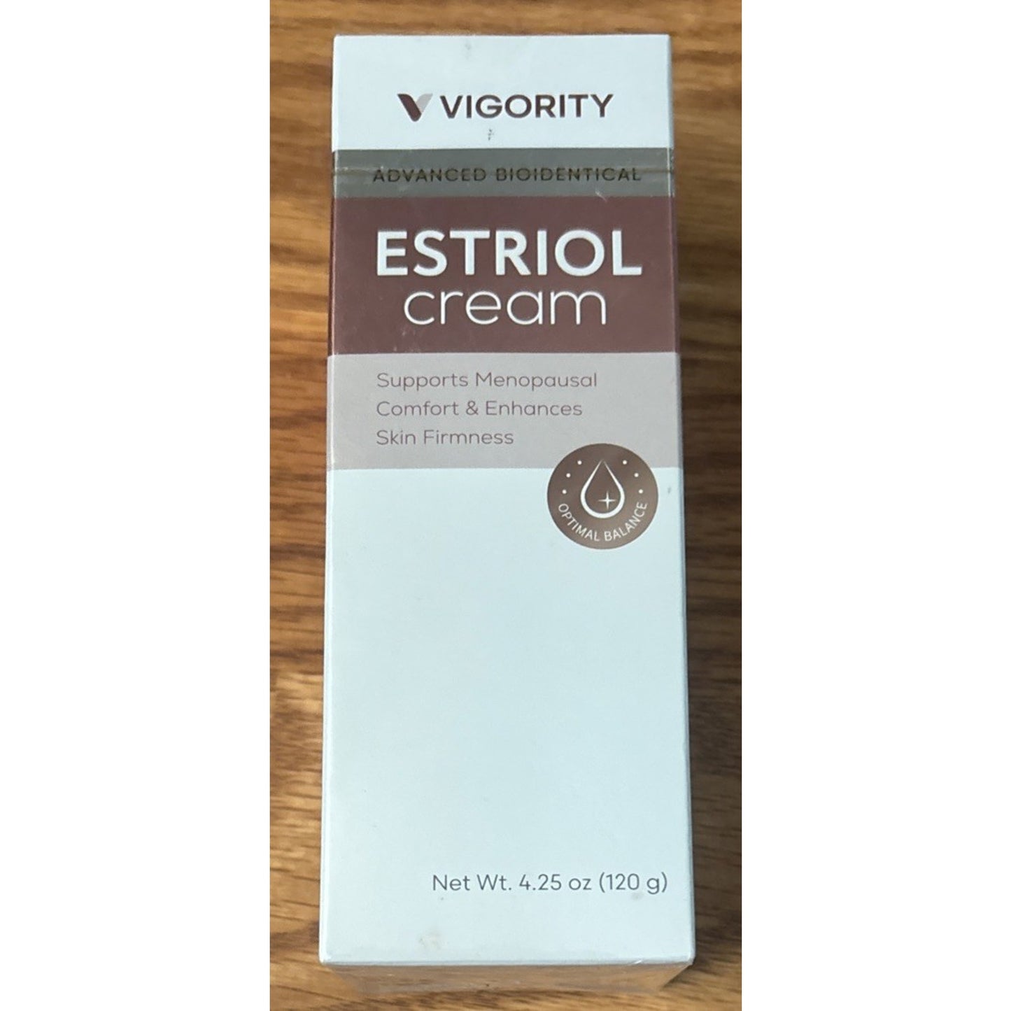 VIGORITY Estriol Cream Advanced Bioidentical - Menopause Comfort 4.25 OZ Sealed