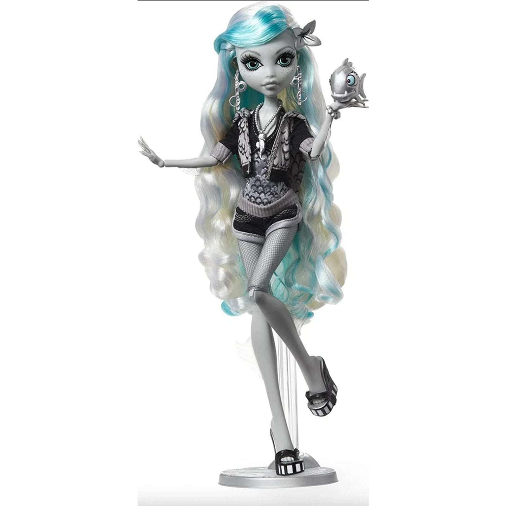 Monster High Reel Drama Black and White Lagoona Blue Doll 2025 NEW/Damaged Box