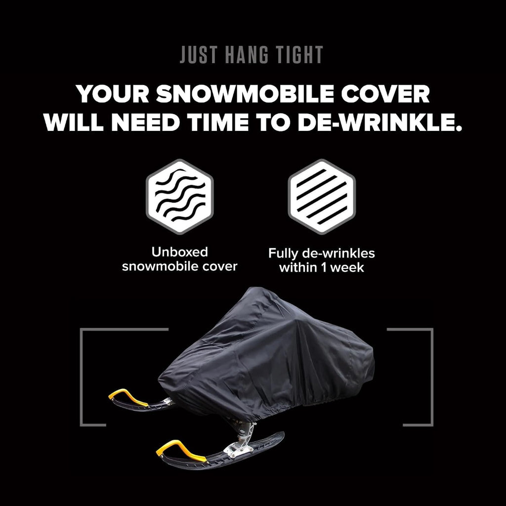 Budge Sportsman Snowmobile Cover, All-Weather Heavy-Duty Protection 130*51*48