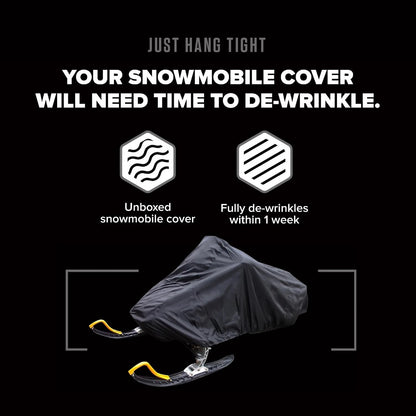 Budge Sportsman Snowmobile Cover, All-Weather Heavy-Duty Protection 130*51*48