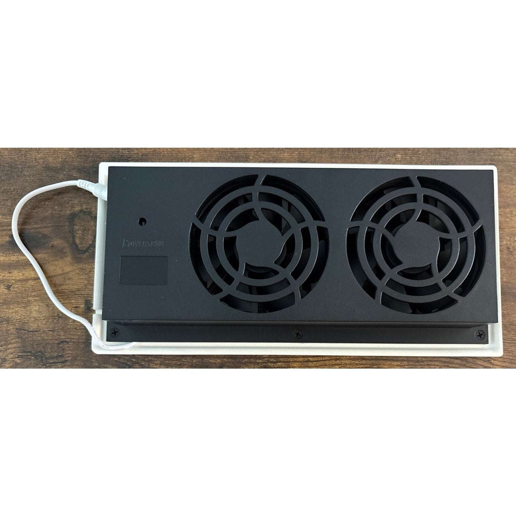 4"X10" Smart Vent Air Booster Register Fan 9-Speeds Thermostat & Humidity Sensor