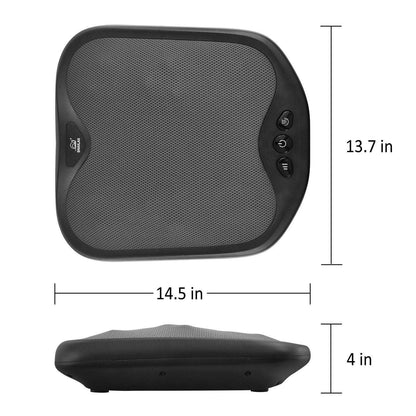 Snailax Shiatsu Foot Massager Deep Kneading Massager with Heat & Washable Cover