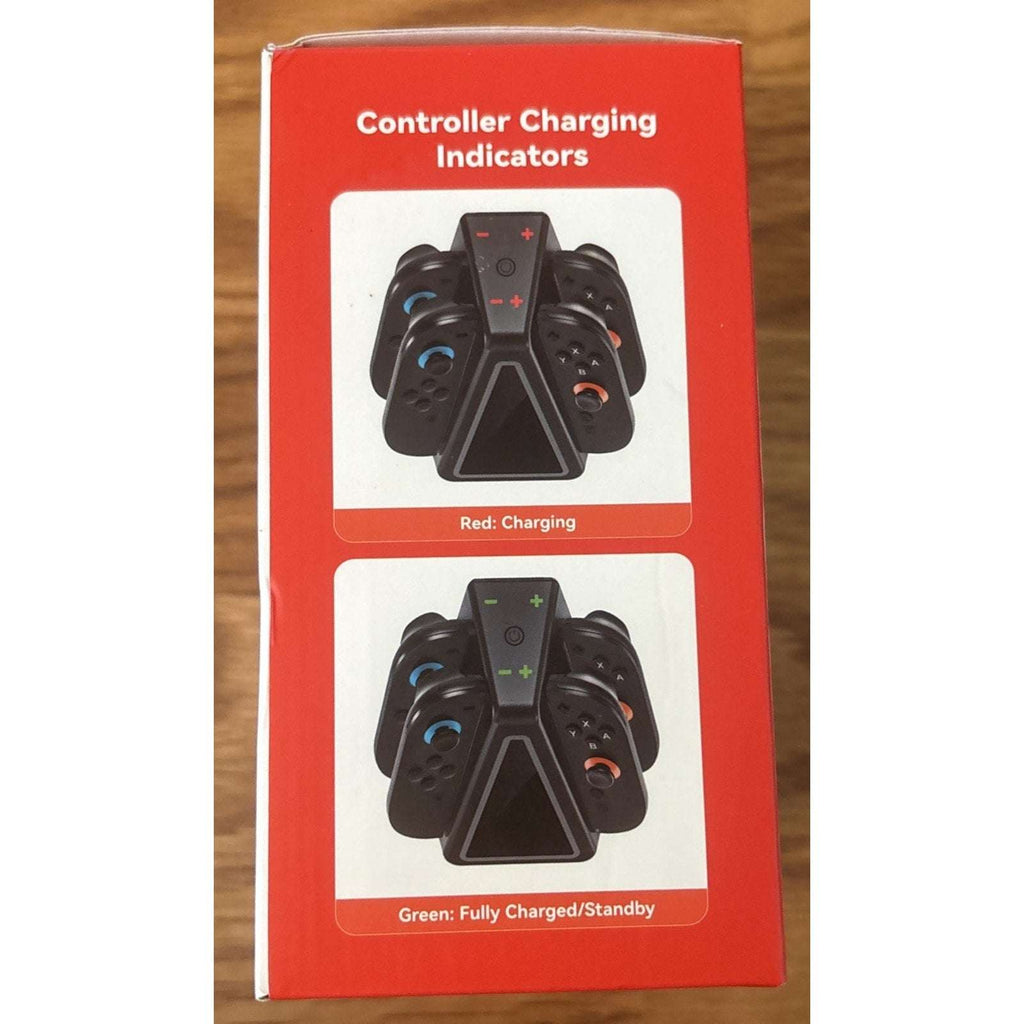 for Nintendo Switch 2 RGB Magnetic Charging Dock - 4 Joy-Con Controllers Charger
