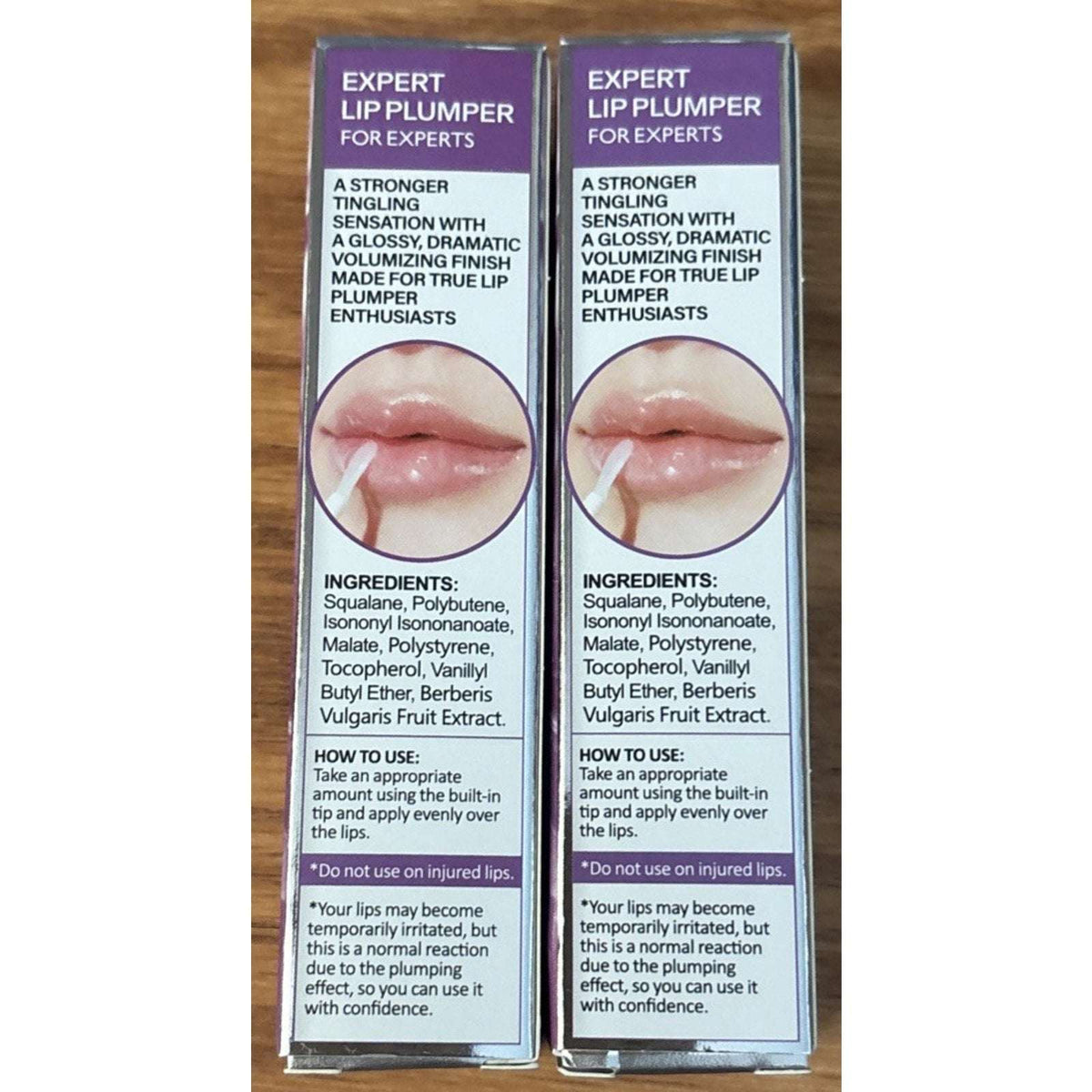 Page Vine Expert Clear Gloss Lip Plumper Exfoliating Lip Oil Exp 11/2030