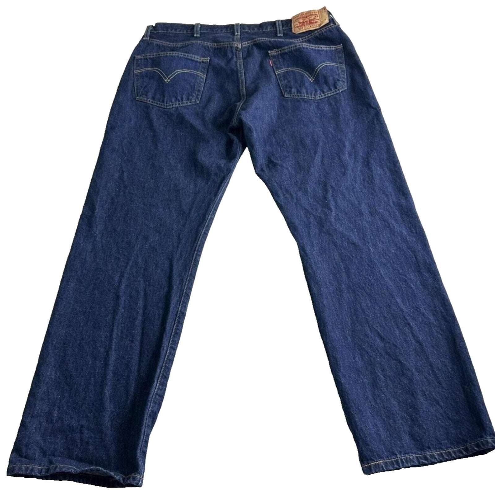 501 Levi's Straight Leg Button Fly Jeans Men's Size 42 x 32 Medium Wash Blue
