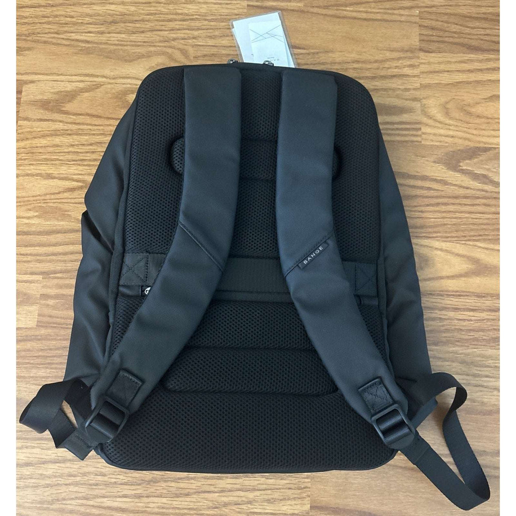 BANGE Business Commute Backpack Black fits 15.6” Laptop, Waterproof, Travel Pack