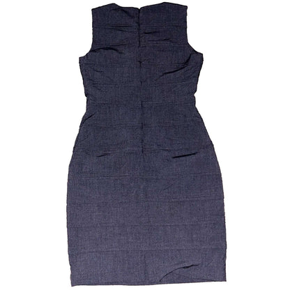 Calvin Klein Women’s Gray Classic Sleeveless Tiered Sheath Dress size 6