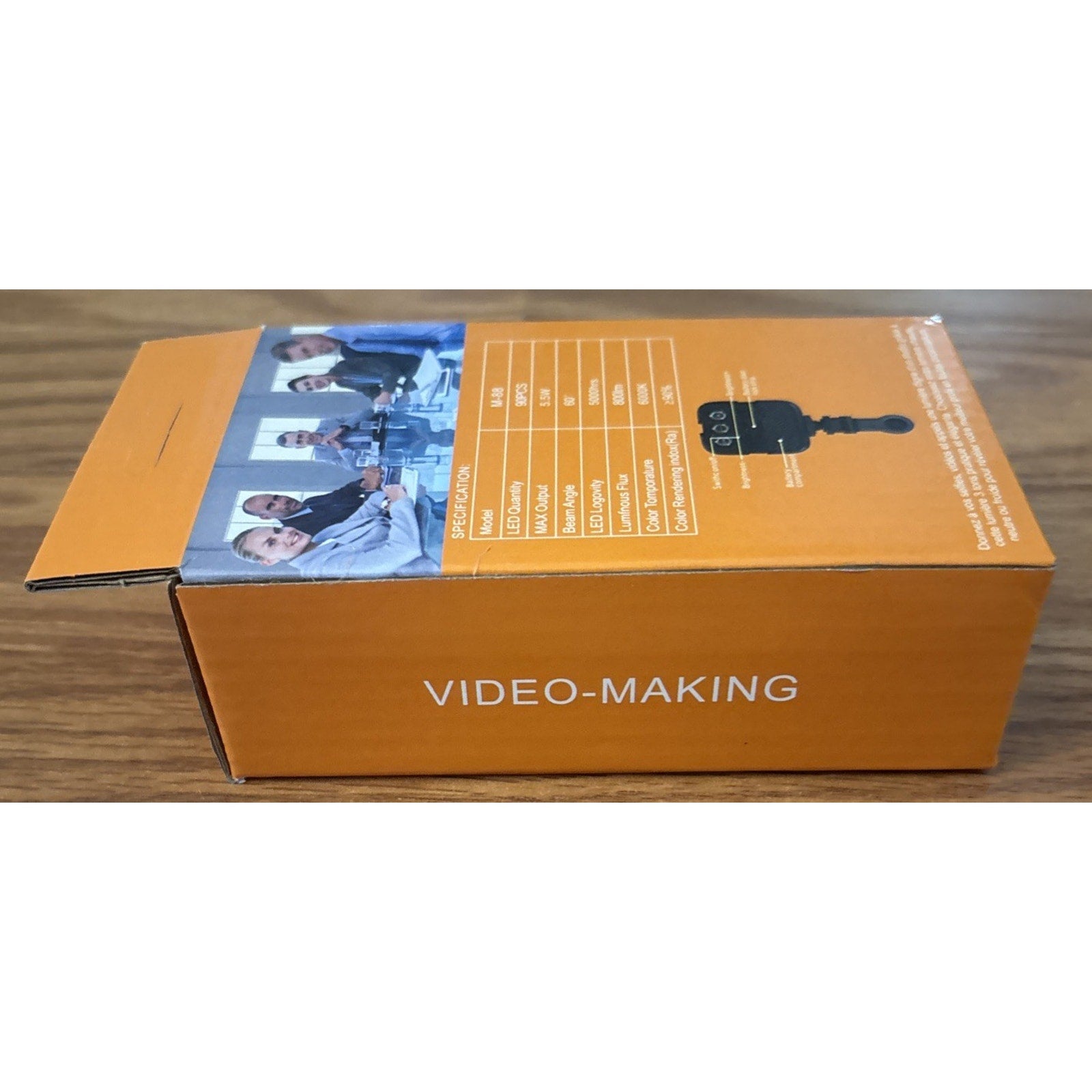 Rechargeable LED Photography Video Fill Light - Camera Phone + YouTube, TikTok +