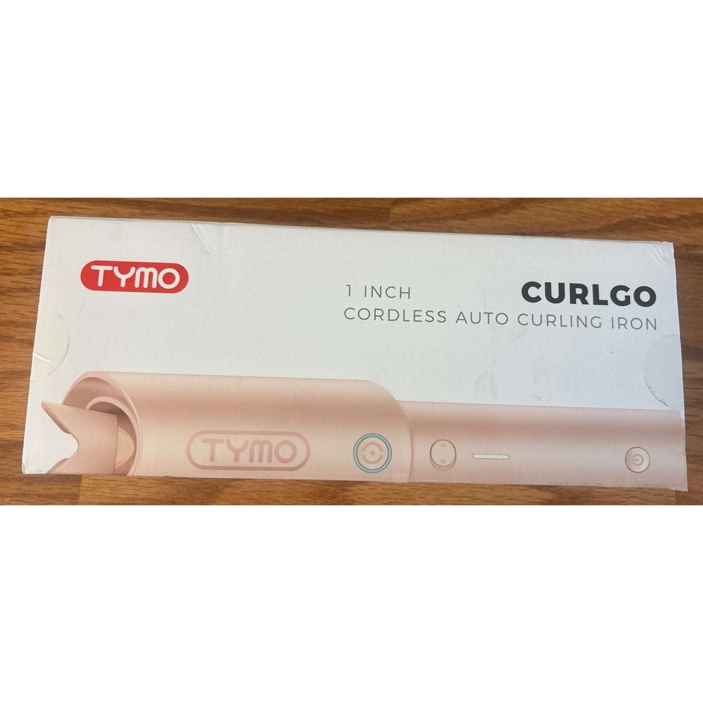 TYMO CURLGO 1" Cordless Automatic Rotating Curling Iron Anti-Scald, Temp Control