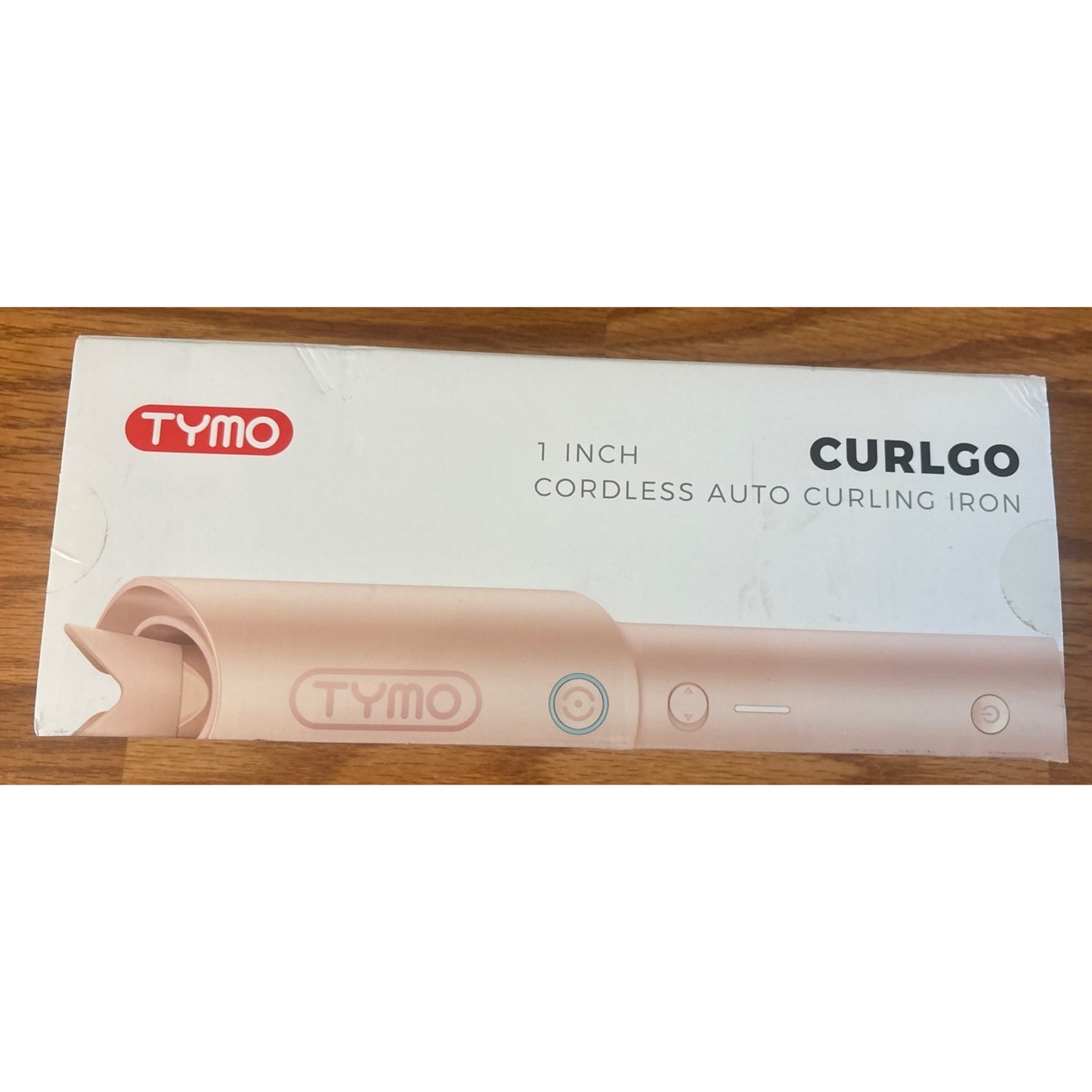 TYMO CURLGO 1" Cordless Automatic Rotating Curling Iron Anti-Scald, Temp Control