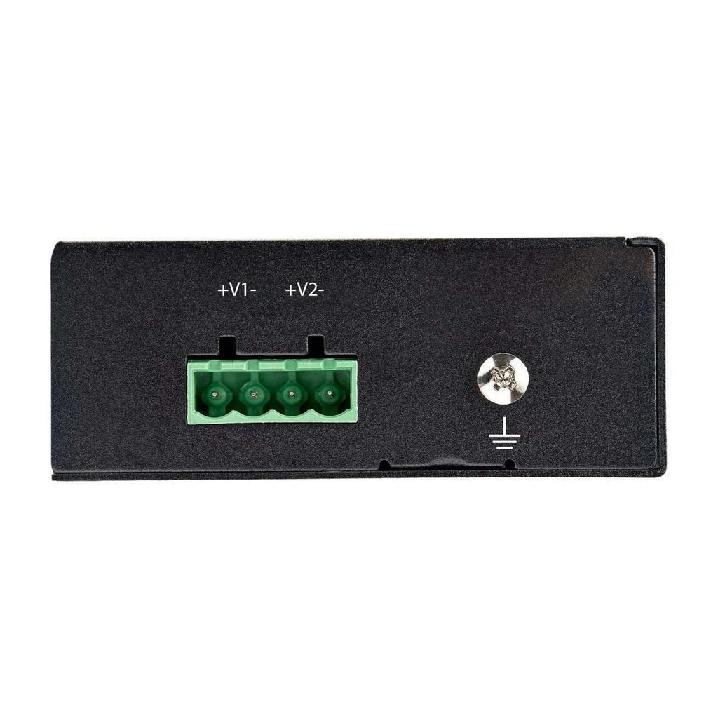 StarTech.com Industrial Gigabit PoE+ Injector 30W TAA 802.3at Midspan DIN Rail