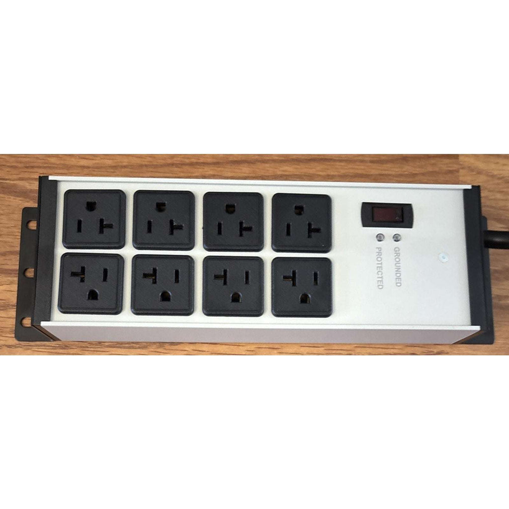 Heavy Duty Power Strip Surge Protector 20 AMP 8 Outlets 12 Gauge 20Ft Industrial