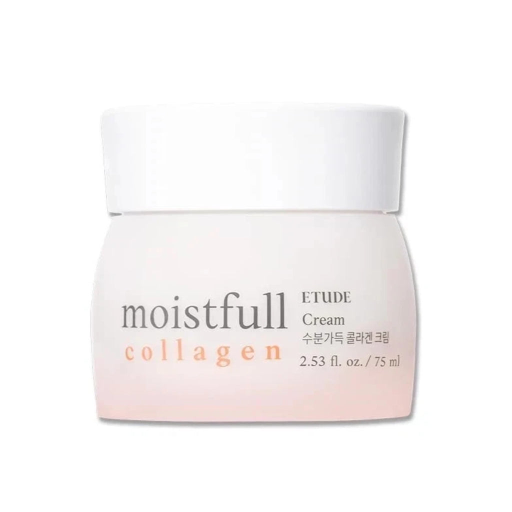 ETUDE Moistfull Super Collagen Cream 2.53 fl oz 75 ml - New in Box - K-Beauty