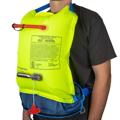 Bluestorm CIRRO 16 Manual Inflatable Belt Pack USCG Approved Type V PFD, Teal