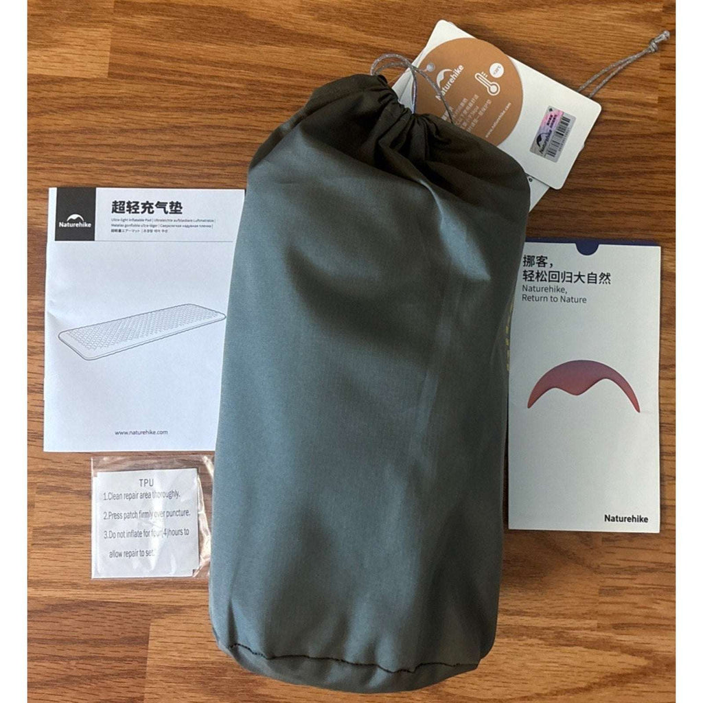Naturehike 4.6R Ultralight Insulated Inflatable Sleeping Pad Mat w/ Air Pump Bag