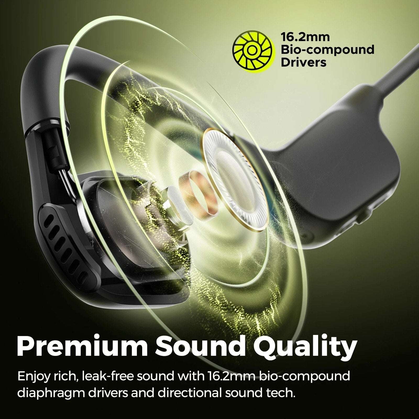 SoundPeats RunFree Lite2 Open Ear Air Conduction Bluetooth Sport Headphones