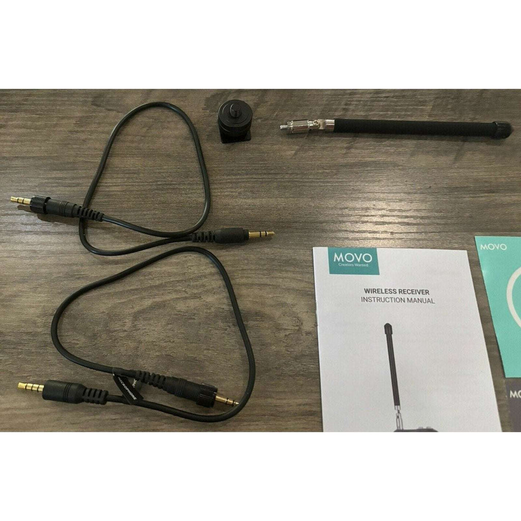 Movo 12-Channel VHF Wireless Receiver for WMX-7 Microphone System WMX-7-RX